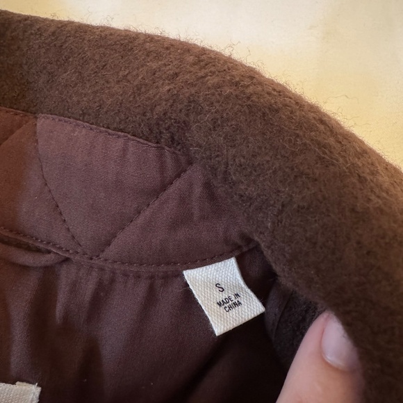 Aritzia Ganna Jacket in Rich Mocha Brown - Picture 6 of 7